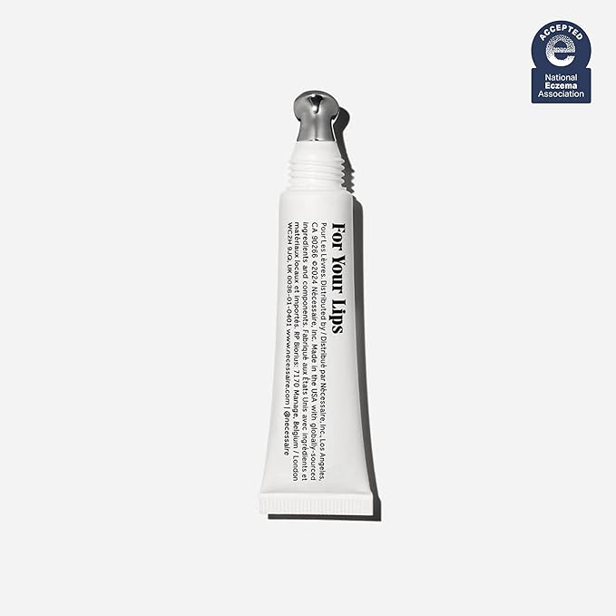 Nécessaire The Lip Balm | Hydrating Lip Balm for Women and Men, Clear, Mint, Multi-Ceramide, Treatment Balm | Instant Relief for Dry, Chapped Lips | Cooling Hypoallergenic Tip | Non-Sticky (0.5 fl oz)-VivaGrace Women