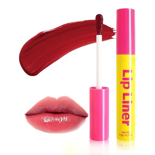 Lip Stain - Lip Stain Peel Off Long-Lasting with Matte Finish Waterproof & Transfer-Proof, Lip Liner Moisturizing & Nourishing Non-Stick Cup Highly Pigmented Color Lip Tint (02 Pink)-VivaGrace Women