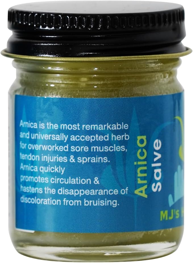 MJ's Herbals Arnica Salve | Maximum Strength, | Fantastic Massage & After Yoga Balm | No Parabens, No Synthetics (4 oz)-VivaGrace Women