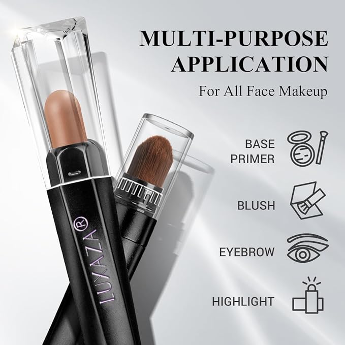 Brown Eyeshadow Stick Makeup 6PCS Set, Neutral Eyeshadow Palette Matte Cream Eye Shadow Eyeliner Brightener Pencil Crayon - BROWN CASHMERE-VivaGrace Women