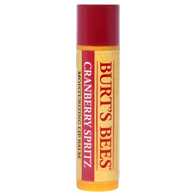 Cramberry Spritz Moisturizing Lip Balm by Burts Bees for Unisex - 0.15 oz Lip Balm-VivaGrace Women