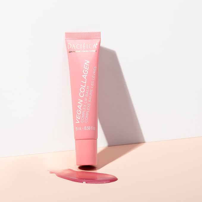 Pacifica Beauty Complex Lip Balm Trio Set, Makeup, Glow Baby, Wake Up Beautiful, Vegan Collagen, Lip Gloss, Orange, Lavender, Lemon, Vanilla, Non Sticky Formula, 0.30 fl oz Each (Set of 3)-VivaGrace Women