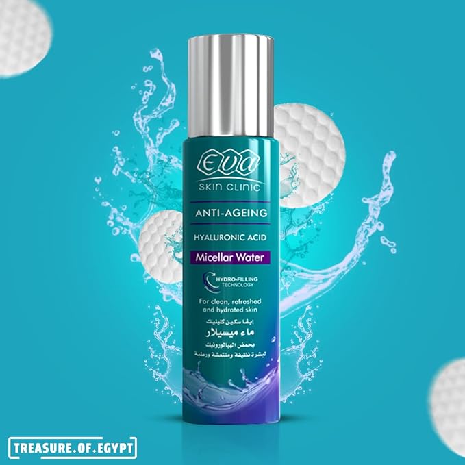 Eva Anti-Aging Skin Clini Hyaluronic Acid Micellar Water Makeup Remover (200 ml / 6.7 oz)-VivaGrace Women