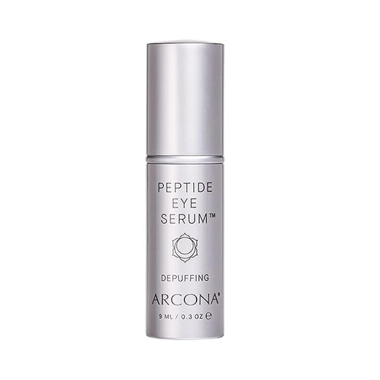 ARCONA Peptide Eye Serum - Coffee Extract Reduces Puffiness, Aloe + Lavender Soothe, Peptides Reduce Fine Lines + Wrinkles .3 oz. Made In The USA-VivaGrace Women
