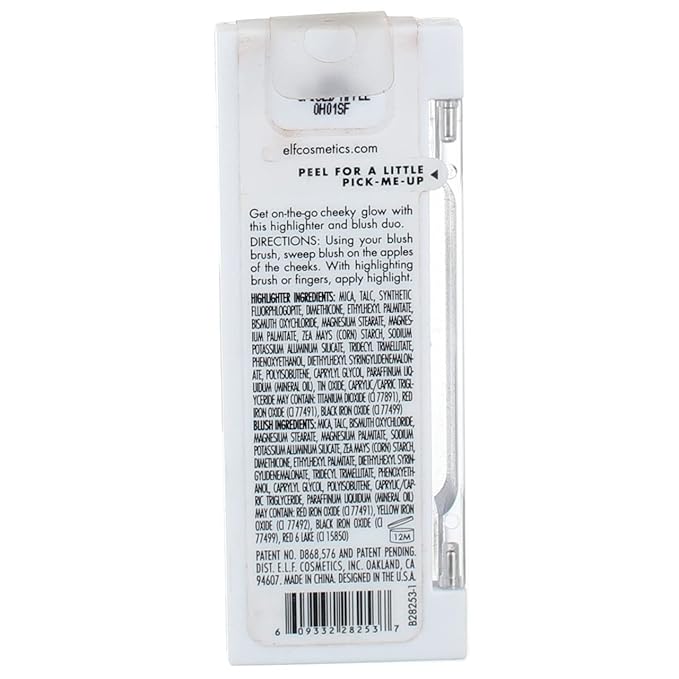 e.l.f. Cosmetics Bite-Size Face Duo, Highlighter, Bronzer & Blush Palette, Highly Pigmented, Spiced Apple, 0.049 Oz (1.4g), 0.049 ounces-VivaGrace Women