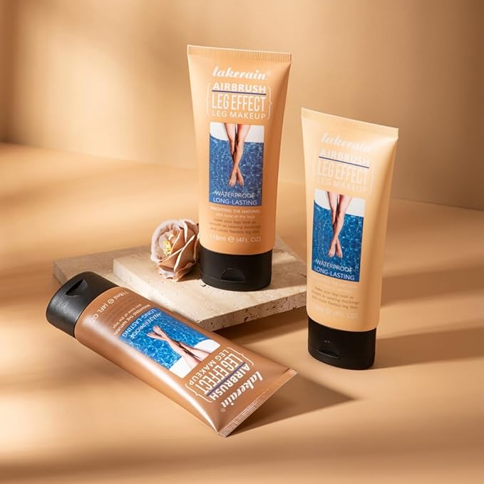 Leg Makeup Waterproof No Transfer,Leg Makeup Lotion,Leg and Body Scar Cover up Makeup,Long Last Body Foundation (3# Bronze, 4 FL OZ)-VivaGrace Women