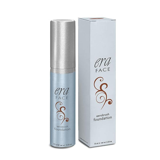 ERA Face spray makeup (R10 Cocoa, 2.25 oz) - airbrush foundation, everyday, buildable, professional spray on cosmetics by Era Beauty-VivaGrace Women