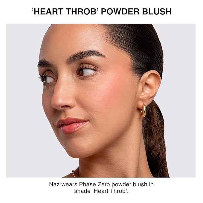 Makeup Powder Blusher - "Heart Throb" - 4g / 0.141oz - Pigmented, Buildable, Lightweight Powder Blush for a Radiant, Healthy, Natural Glow. Versatile Shades - Pink- Warm - Matte finish-VivaGrace Women