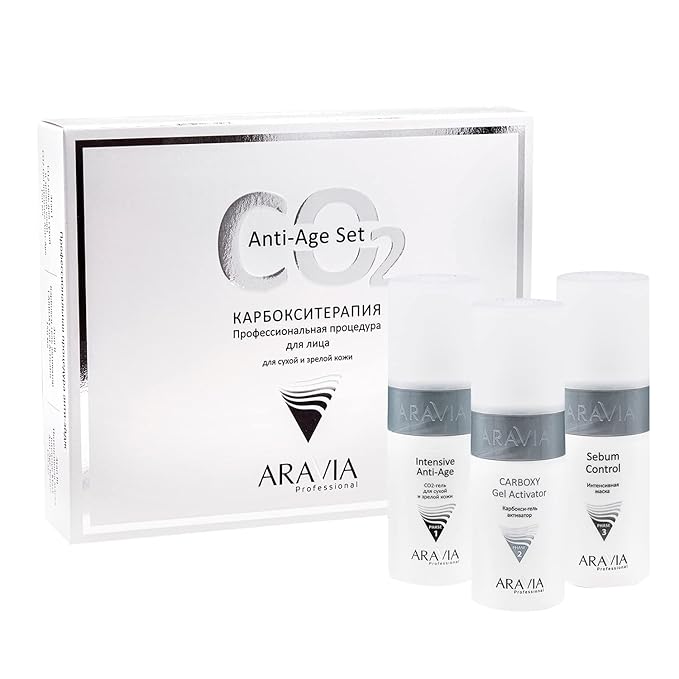 Carboxytherapy Set for Dry and Mature Skin, Anti-Age Set, Aravia-VivaGrace Women