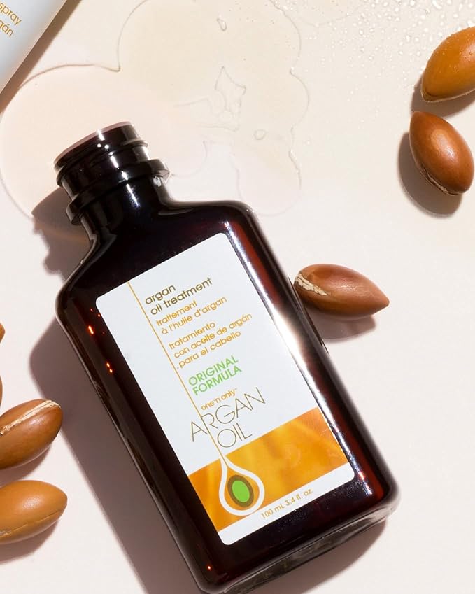 One 'n Only Argan Oil Hair Treatment - Hair Oil Smoothes and Strengthens Dry Damaged Hair, Eliminates Frizz, Creates Brilliant Shines, Non-Greasy Formula, 3.4 Fl. Oz (4 Pack)-VivaGrace Women