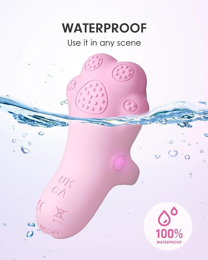 Portable Mini Facial Massage Ball, Waterproof Rechargeable Powerful Multifunctional Eye Face Finger Massager (Pink)-VivaGrace Women