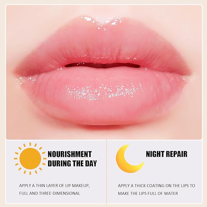 4 PCS Bee Lip Balm Honey Pot,Strawberry&Honey&Watermelon&Apple Lime Lip Sleeping Mask,Hydrating Prevention Dry and Cracked Lip Scrubs Exfoliator Lip Care,Moisturizing Lip Mask Overnight-VivaGrace Women