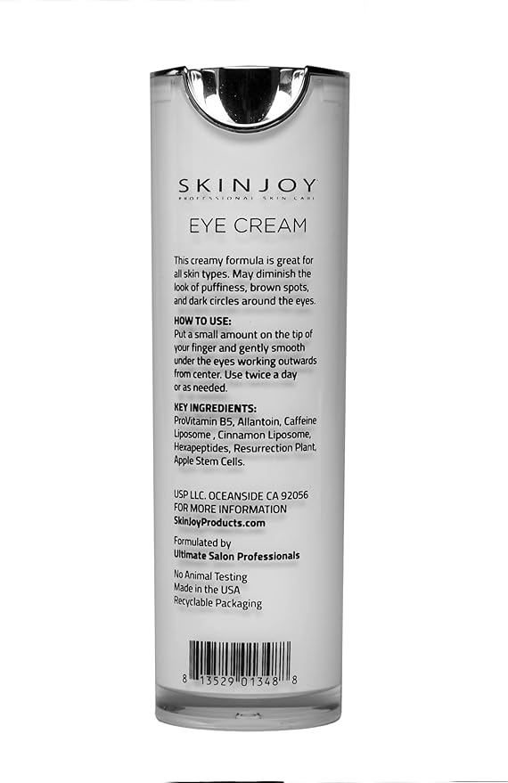 Eye Cream with Caffeine, Peptide, Vitamin B5, Skin Care Eye Cream for Dark Circles and Puffiness, Dark Circles Under Eye Treatment - 30 ml-VivaGrace Women