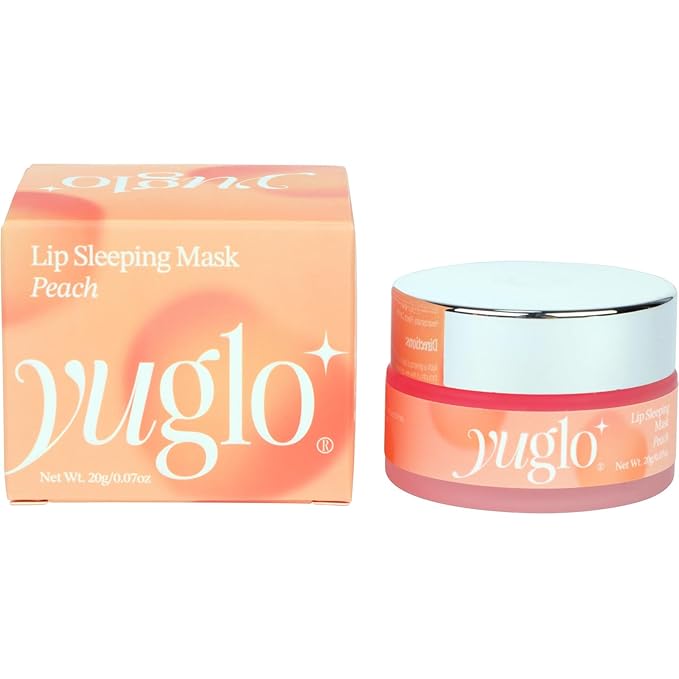 Moisture & Collagen Booster Lip Sleeping Mask - Treatment to Restore, Hydrate & Plump Dry Chapped Lips - Peach-VivaGrace Women