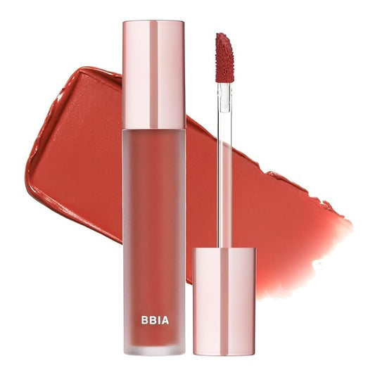 BBIA Last Velvet Tint - Soft & Creamy Matte Finish Lip Stain, Blur Effect with Velvety Texture, Long-Lasting, High Pigment, Lightweight, Non-Drying, Vegan, Korean Lip Makeup (V04 EXTRA MOOD)-VivaGrace Women
