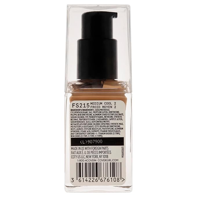 COVERGIRL Matte Ambition, All Day Foundation, Medium Cool 2, 1.01 Ounce-VivaGrace Women