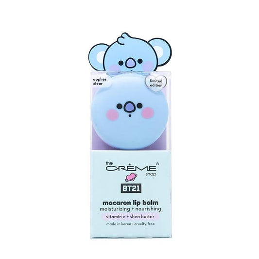The Crème Shop | BT21 Baby - KOYA Macaron Lip Balm - Soda Pop (Clear)-VivaGrace Women