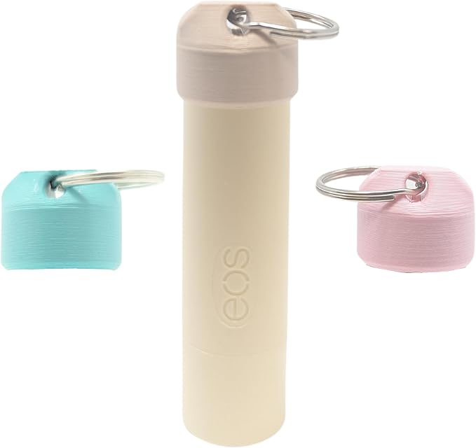Keychain Holder EOS Lip Balm Stick (Keychain Only) - Travel Size Lip Balm Chapstick - Healing Stick - Made in USA-VivaGrace Women