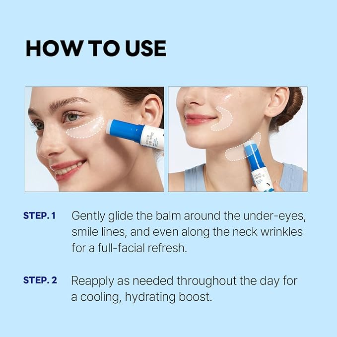 ROUND LAB Birch Juice Icy Cooling Eye Stick – Depuffing Glow Booster Balm for Puffy Eyes, Dark Circles, Fine Lines | On-the-Go Moisturizer | Korean Skincare | 0.35 oz-VivaGrace Women