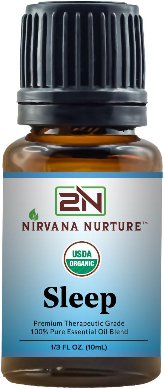 Sleep Blend USDA Certified Organic, 100% Pure and Premium, Undiluted, Sleep, Aromatherapy, Calm, Relax-VivaGrace Women