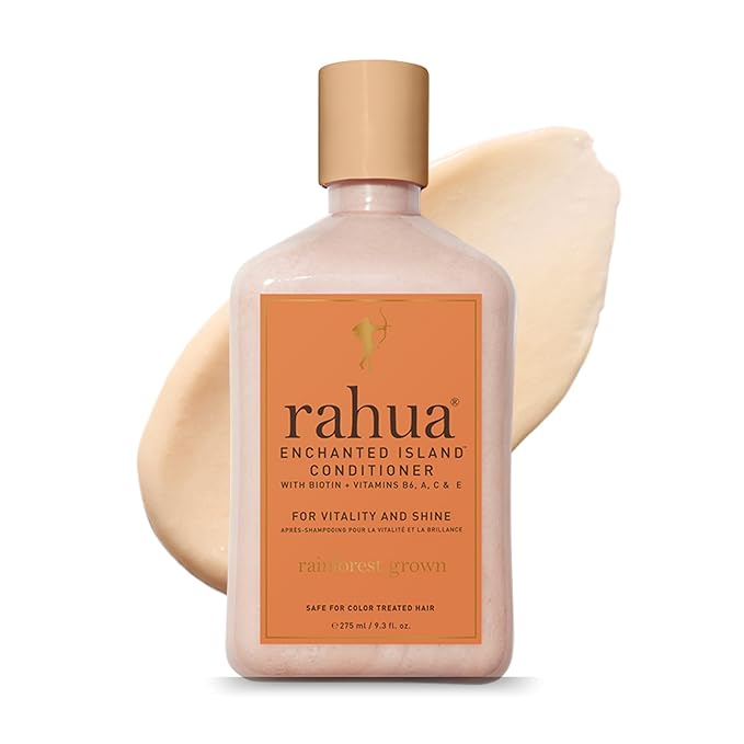 Rahua Enchanted Island Hair Conditioner with Biotin, 9.3 Fl Oz, Supports Strength, Hair Growth & Shine, All Hair Types, Vitamin C, E, A, B6, Coconut Guava Scent, Nourishing Hair Care for Men and Women-VivaGrace Women