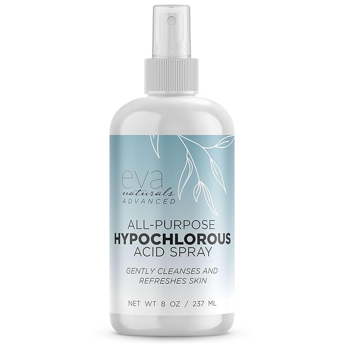 Hypochlorous Acid Spray for Face, Skin, and Body – 0.018% HOCl Facial Mist Toner, Hydrating Cleanser for Acne, Eczema, Rosacea, Eyelids, Pets, Workout, Baby, Back, Redness, Sensitive Care Spray-VivaGrace Women