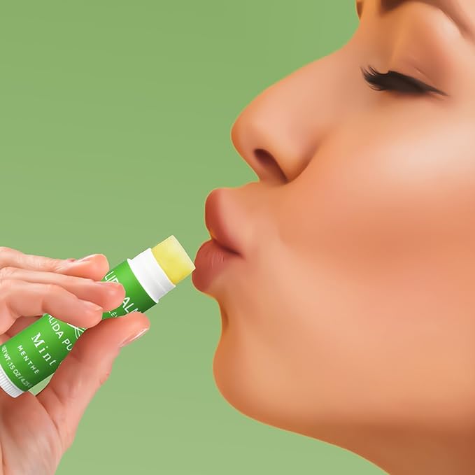 Mint Lip Balm Collection, Vegan Lip Balm Set, Beeswax Free, with Avocado Oil, Organic Jojoba Oil, and Vitamin E, Natural Moisturizer for Dry, Chapped Lips, 5 Tube Set-VivaGrace Women