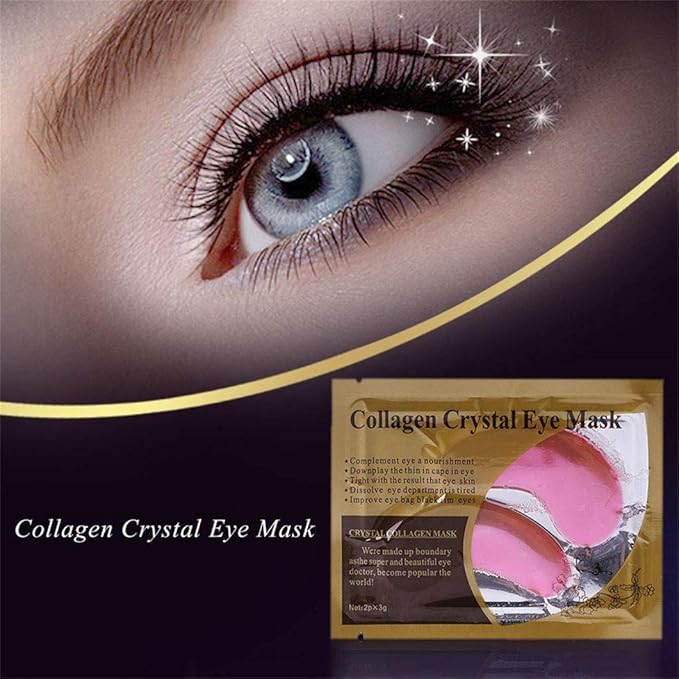 Under Eye Patches - 30 Pairs Collagen Eye Mask Eye Patches for Puffy Eyes and Dark Circles, Anti Aging Moisturizing Gel Eye Pads Under Eye Mask, Pink-VivaGrace Women
