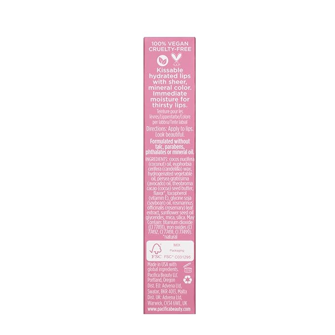 Pacifica Color Quench Lip Tint (Guava Berry)-VivaGrace Women