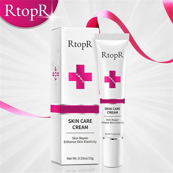 RtopR Stretch Marks and Scar Cream,Crema para Estrias De Embarazo,Stretch Marks Postpartum Repairing Cream Wrinkles Diluting Removal Cream Crema De Cacao para Cicatrices-VivaGrace Women