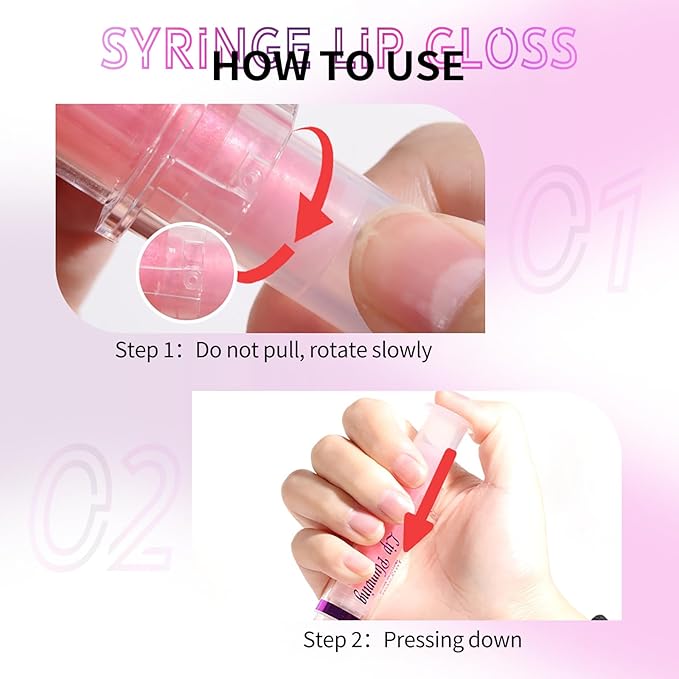 Lip Plumper Booster,Plumping Lip Gloss Spicy Lifter Shimmer Oil Hydrating High-Shine Volumizes Fuller Lip Glass Mirror Glaze Plump and Pout Lip Plumper Nourishing for Women Girls Makeup#4-VivaGrace Women