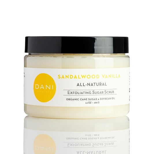 Naturals Exfoliating Sugar Scrub - Warm Sandalwood Vanilla, featuring organic cane sugar and shea butter, gently exfoliates and deeply nourishes for smooth, radiant, and hydrated skin – 14 oz-VivaGrace Women