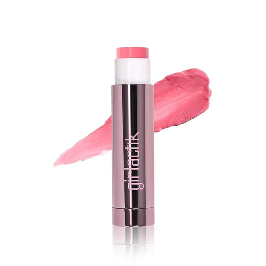 Girlactik Jello Gloss Lip Balm - Original Lip Care with Vitamin E, Aloe Vera, Avocado and Apricot Kernel Oil for Hydrating, Moisturizing Lip Balm with Glossy, Smooth, 4.5 g / 0.15 oz (Be Pink)-VivaGrace Women