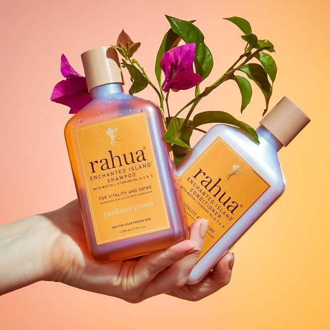 Rahua Enchanted Island Hair Conditioner with Biotin, 9.3 Fl Oz, Supports Strength, Hair Growth & Shine, All Hair Types, Vitamin C, E, A, B6, Coconut Guava Scent, Nourishing Hair Care for Men and Women-VivaGrace Women