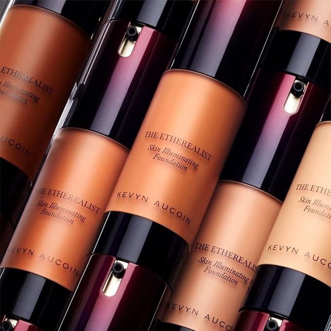 Kevyn Aucoin The Etherealist Skin Illuminating Foundation, EF 14 (Deep) shade: Comfortable, shine-free, smooth, moisturize. Medium to full coverage. Makeup artist go to. Even, bright & natural look.-VivaGrace Women