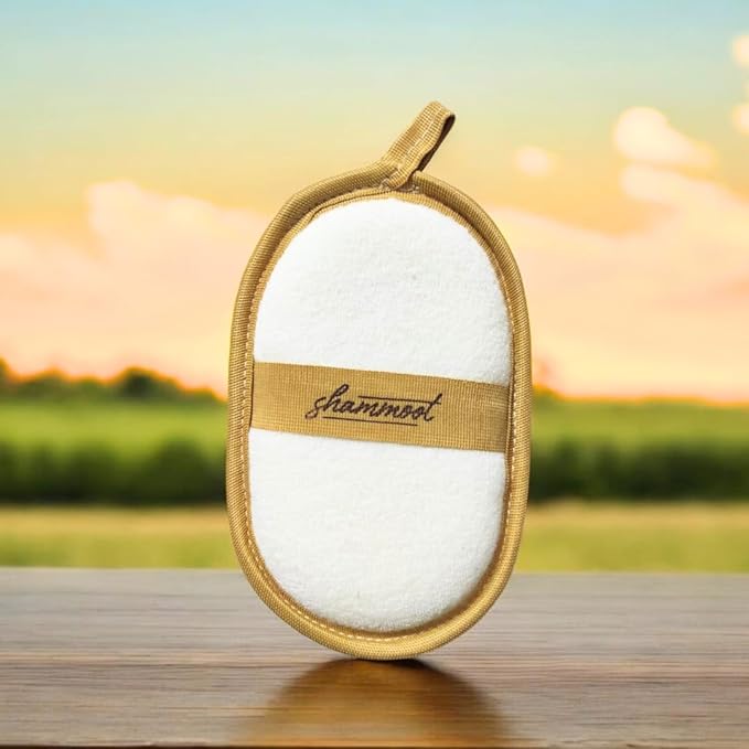 Natural Loofah Exfoliating Body Scrubber – Jordanian Natural Loofah Sponge Exfoliates Face & Body for Healthier Skin – 2-Sided Lufas for Men & Women – Body Wash Scrubber (Pack of 2)-VivaGrace Women