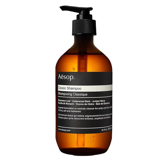 Aesop Classic Shampoo | Gentle Formulation | Leaves Hair Shiny, Soft, Freshened | Rosemary Leaf, Cedarwood Bark, Juniper Berry | 16.9 oz / 500mL-VivaGrace Women