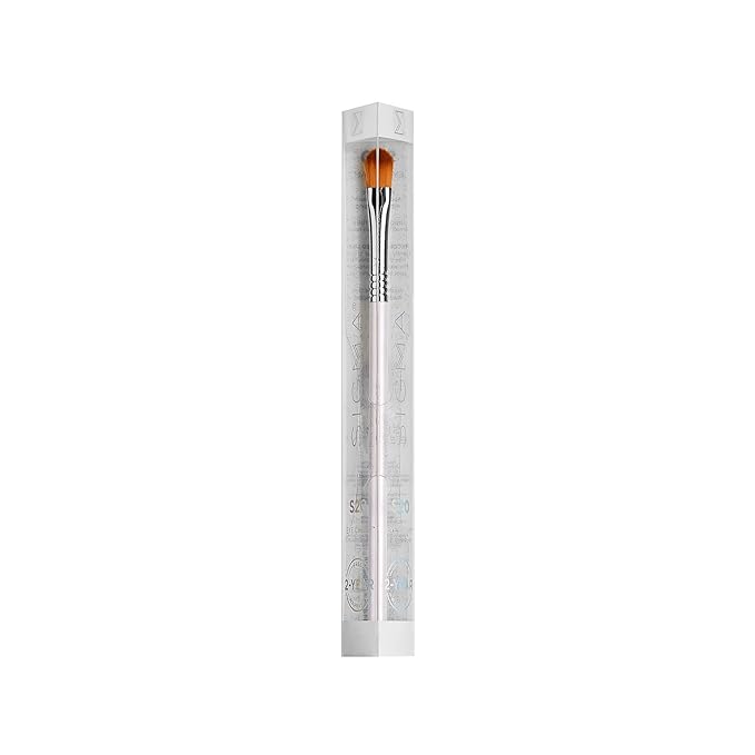 Sigma Beauty S20 Eye Cream Skincare Brush – Skincare Tool for Applying Skincare Products to Face and Skin, Gentle Eye Cream Brush Applicator for Eye Creams and Eye Makeup Primer (1 Pc)-VivaGrace Women