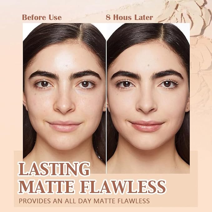 Pressed Matte Face Powder Makeup & Setting Powder for Poreless Wrinkle Blurring Contour Concealer Finishing,Lightweight,High Coverage,Shine Control, N.W 10g (01#)-VivaGrace Women