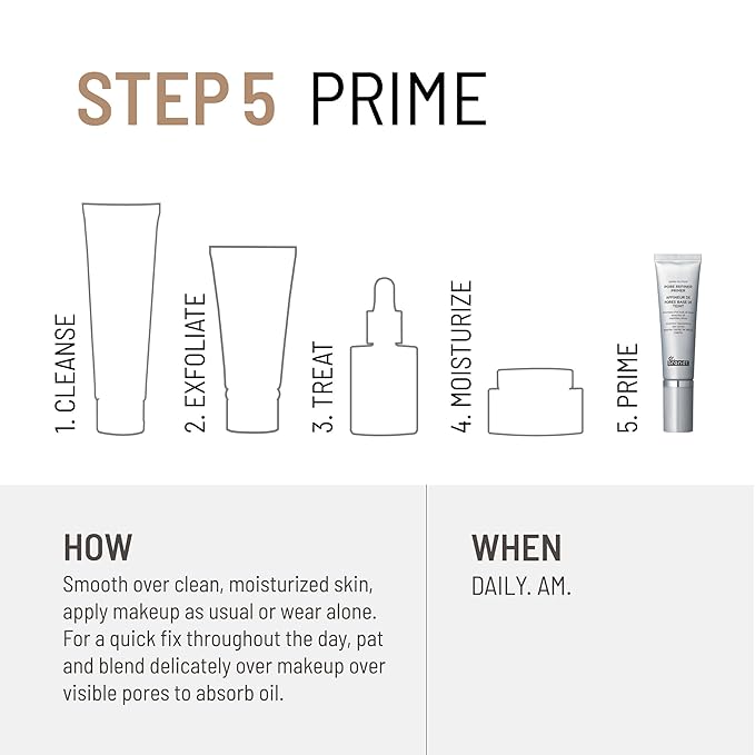 Dr. Brandt Pores No More, Pore Refiner Primer - Instantly Minimizes the Appearance of Pores, Absorbs Oil & Mattifies Shine - 0.5 fl oz-VivaGrace Women