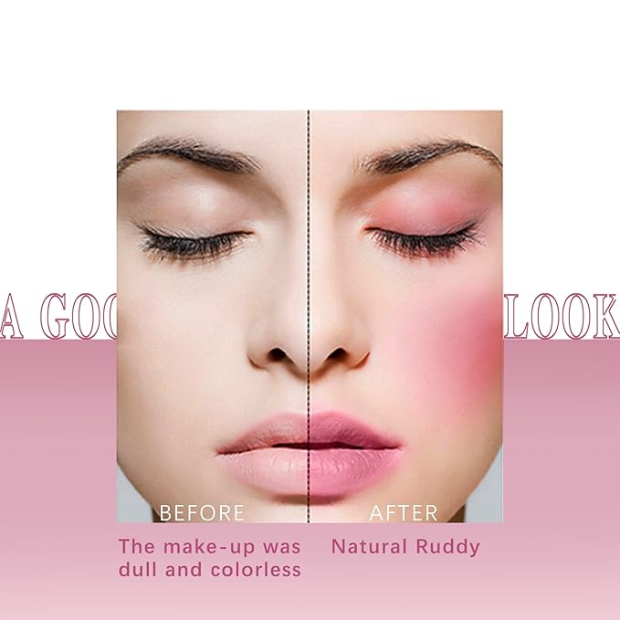 Cream Blush Stick for Cheeks Makeup,Waterproof Blush Face Stick Multi-Use Lip and Cheek Tint,Matte Finish Lightweight Easy to Blend Natural Cream Blusher Makeup for All Skin Tones- Pink-VivaGrace Women