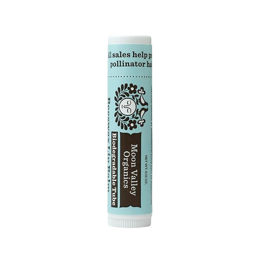 Moon Valley Organics Beeswax Lip Balm for Moisturizing Lips and Cuticles (COOL MINT VANILLA, 1-Pack)-VivaGrace Women