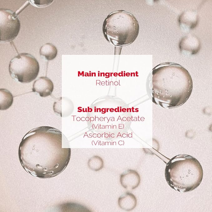 PS.PRETTYSKIN Roll On Eye Cream 30ml/1.01fl.oz. with Vitamin A and Stainless Steel ball Tip for Wrinkle Eraser and Elasticity (Retinol x 2CT)-VivaGrace Women