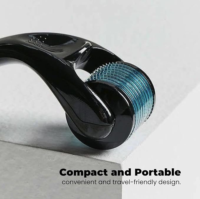 ROSELYNBOUTIQUE Derma Roller for Hair Beard Facial Skin Face Body Scalp 540 Titanium Microneedle for Men Women 0.25mm Cosmetic Beauty Instrument-VivaGrace Women