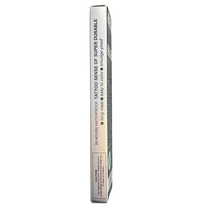 Music Flower Eyebrow Pencil, Liquid Eyebrow pen, Smudgeproof Long Lasting Fine Sketch Brow Pen with Micro-Fork Tip,Waterproof Microblading Pen-Black