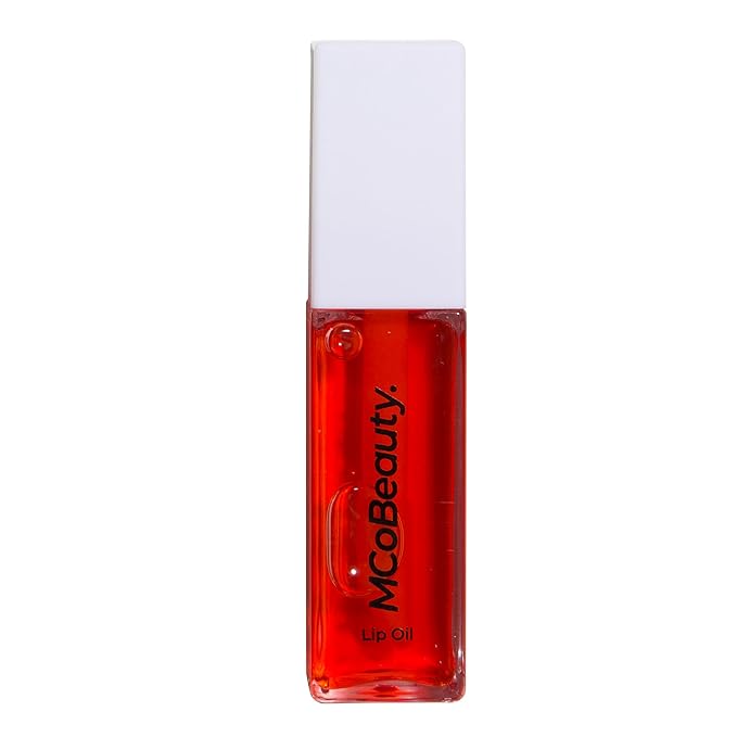 MCoBeauty Lip Oil Hydrating Treatment, Sheer Red, Moisturizing Shine for Naturally Beautiful Lips, Vegan, Cruelty Free Cosmetics-VivaGrace Women