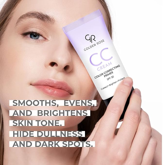 Golden Rose Makeup CC Cream Color Correcting Primer - (Violet)-VivaGrace Women