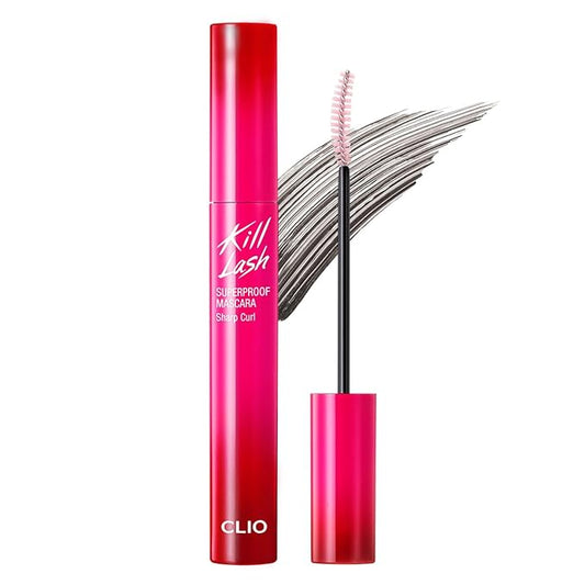 CLIO KILL LASH SUPERPROOF MASCARA 010 SHARP CURL Black