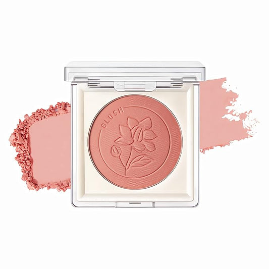 FOCALLURE Powder Palette Blush, Matte Mineral Blush Powder, Bright Shimmer Face Blush Makeup, Contour and Highlight Blush Palette, Highly Pigmented, Long Lasting, Waterproof, Blendable, #601-VivaGrace Women