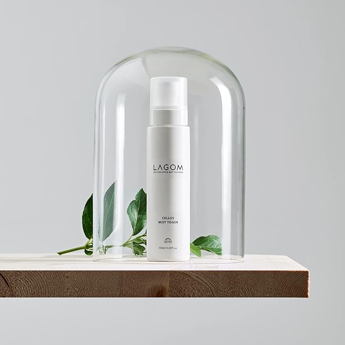 LAGOM Cellus Mist Toner Natural Moisturizing Spray, pH Balance, Subacid, Alcohol-Free, Zero-Irritation, Fragrance-Free, Facial Serum 4.05 Fl Oz-VivaGrace Women